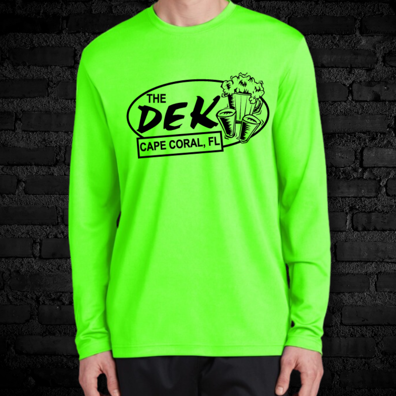 Neon Green Dri-fit (Mesh) Long Sleeve Shirt