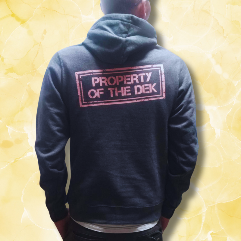 Gray/Pink Hoodie