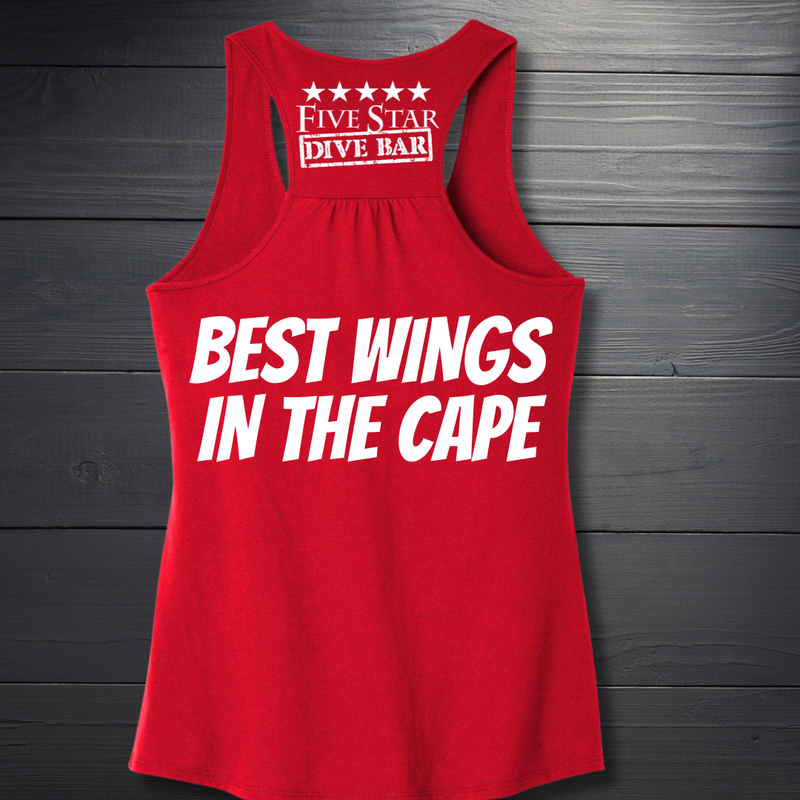 Best Wings in the Cape! Women&#39;s Tank Top (Red)