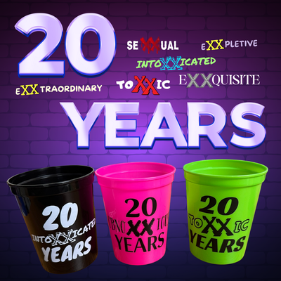 20 Year Anniversary Cups