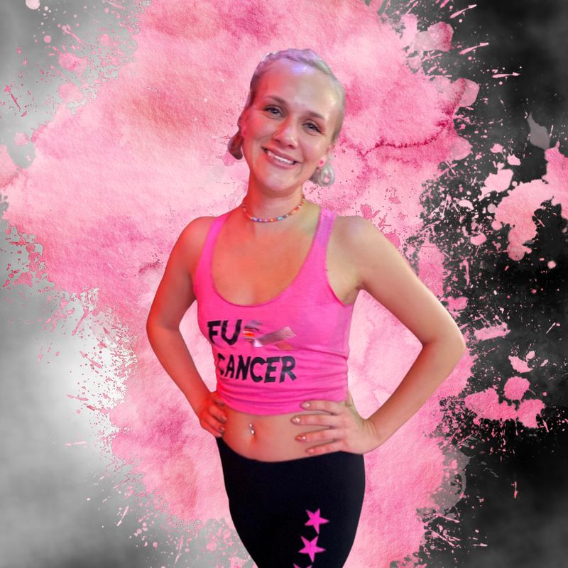 F*ck Cancer Women's Tank Top (Pink)
