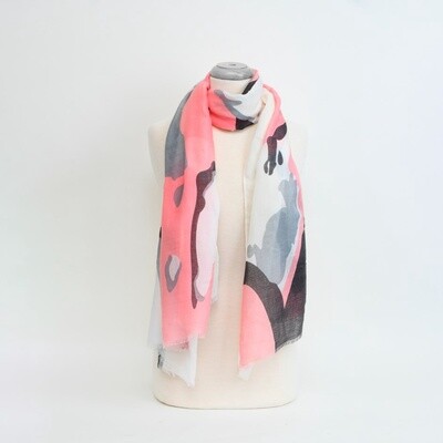 Caracol Pink Geo Scarf Asst