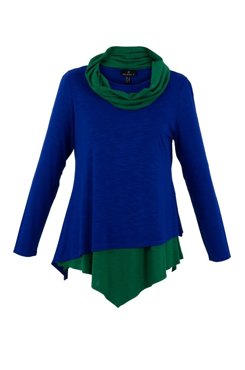 3 Pc Set Tunic W/ Under Top and Scarf