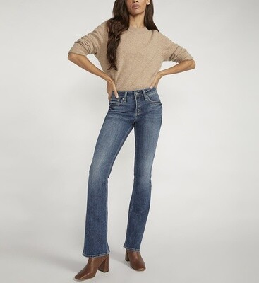 Silver Jeans Elyse Comfort Fit Mid Rise Bootcut