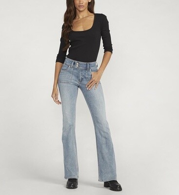Silver Jeans Be Low Low Rise Flare