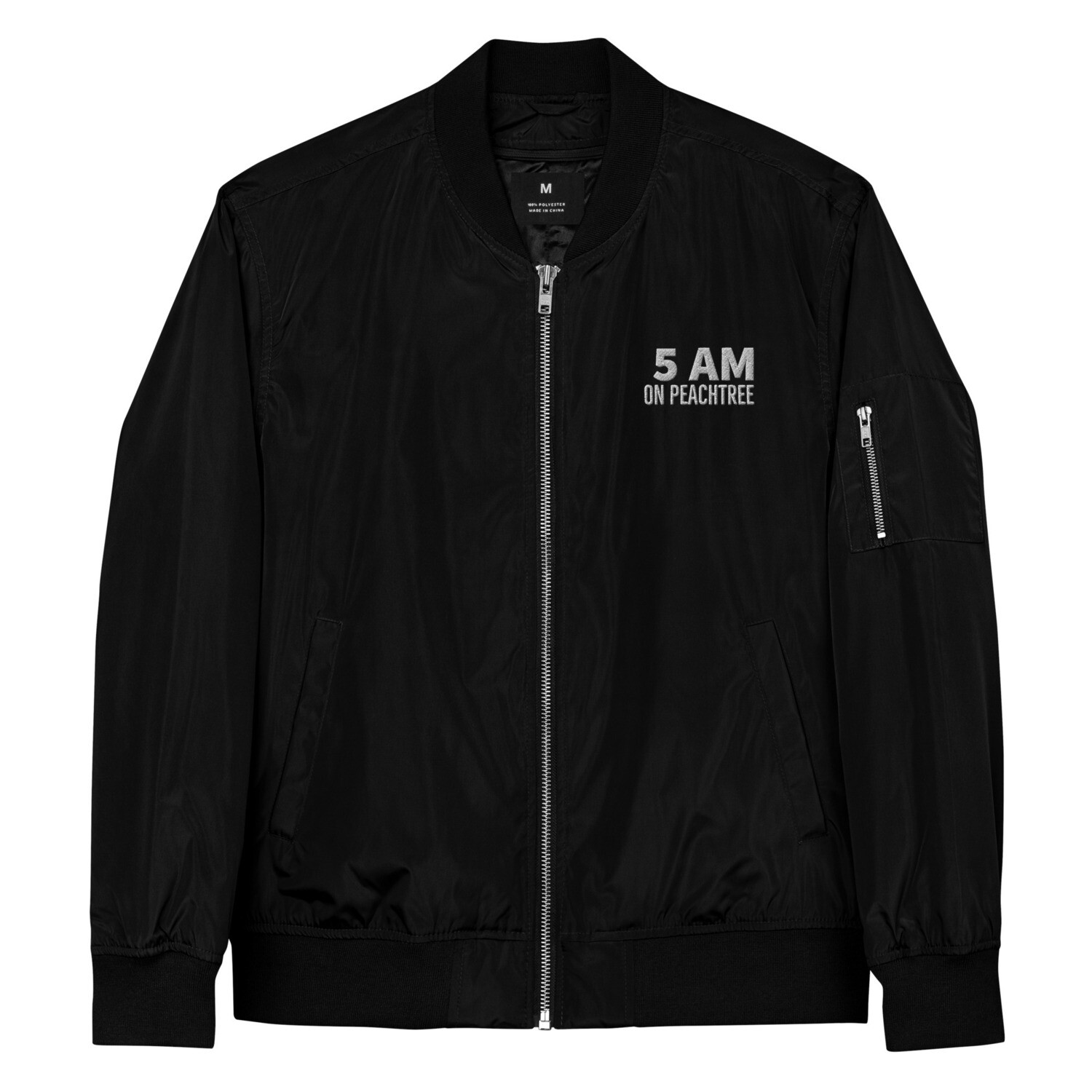 5 AM Premium recycled bomber jacket