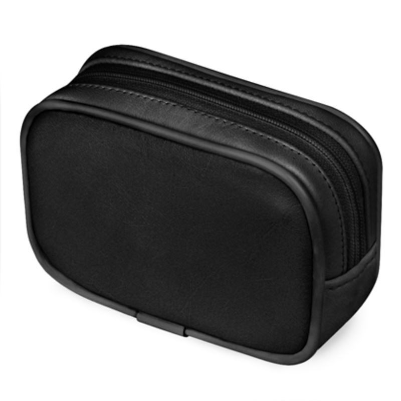 Handmade luxury leather leopard print pouch purse