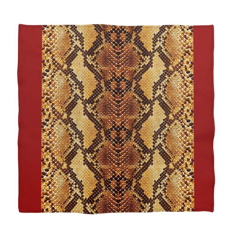 Luxury snakeskin print bandana