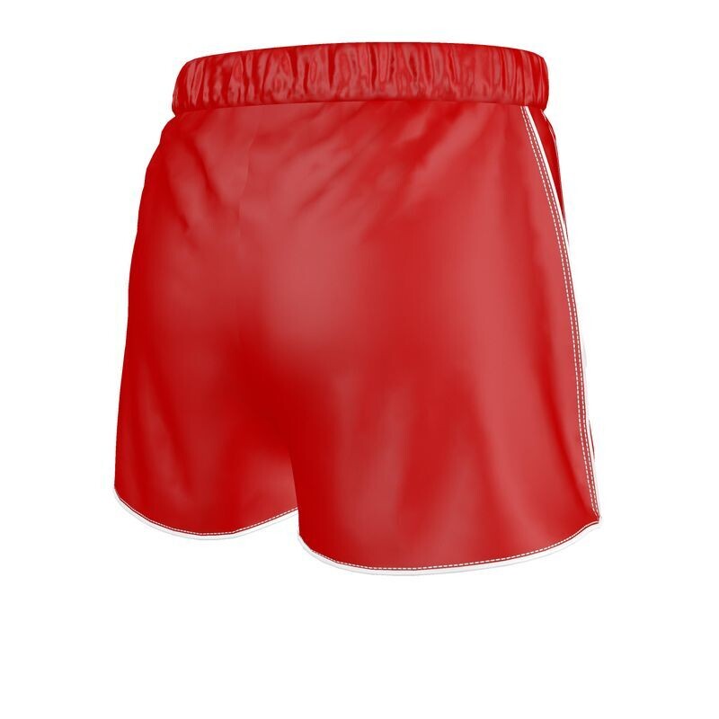 Ladies luxury red pyjama shorts