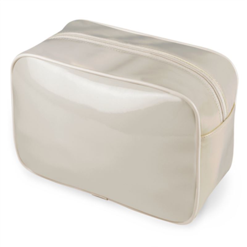 Ladies hot pink luxury leather wash bag