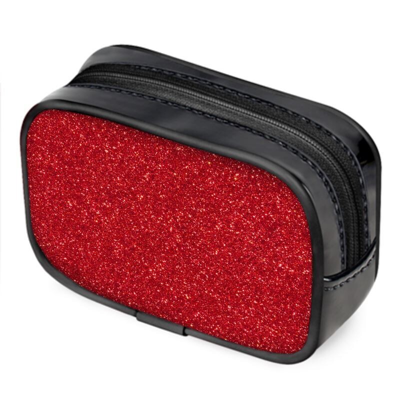 Glitterati luxury leather pouch purse
