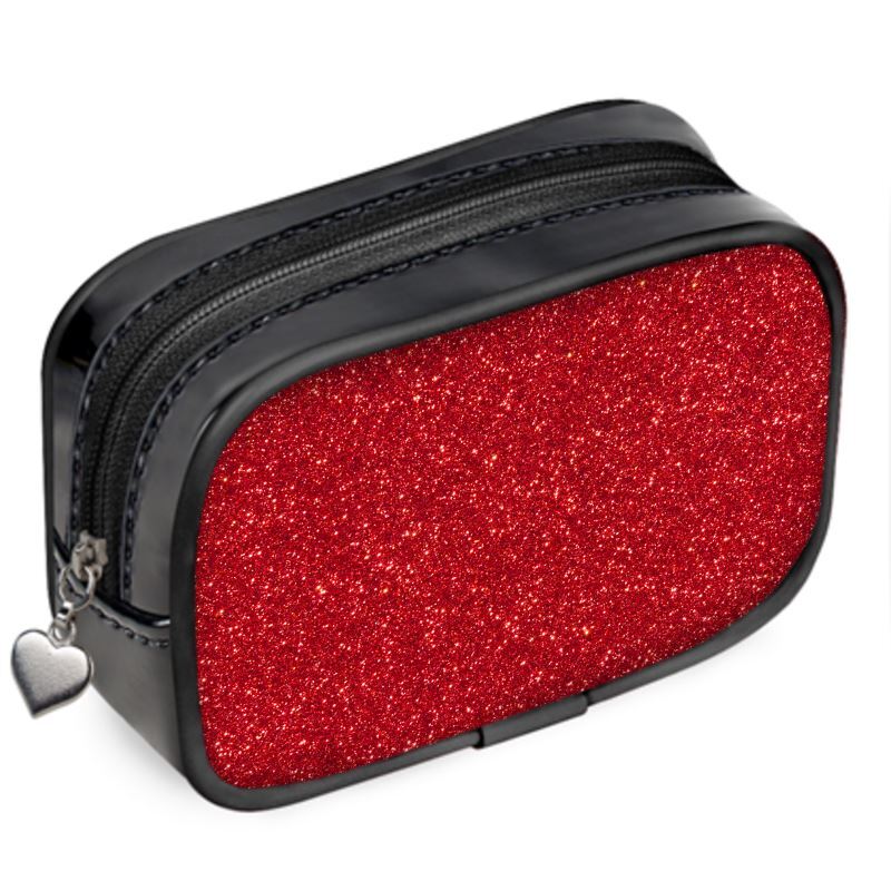 Glitterati luxury leather pouch purse