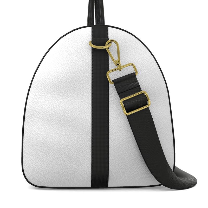 Handmade luxury leather Jet Set travel duffel bag