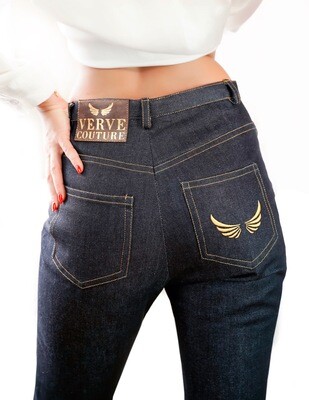 Chelsea girl gold label handmade to order ladies slim fit bespoke custom jeans