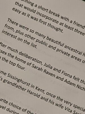 Planning a short break with a friend 167