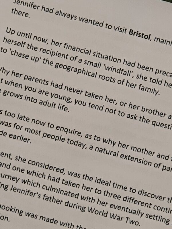 Jennifer had always wanted to visit Bristol 837