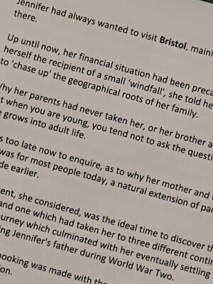 Jennifer had always wanted to visit Bristol 837
