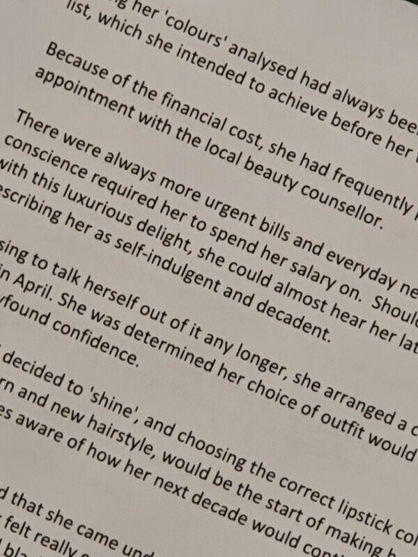Having her colours analysed was on Tanya's list 305
