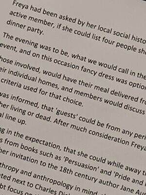 Freya had been asked by her local history group 311