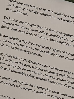 Stephanie was trying to organise the table plan for her wedding 325