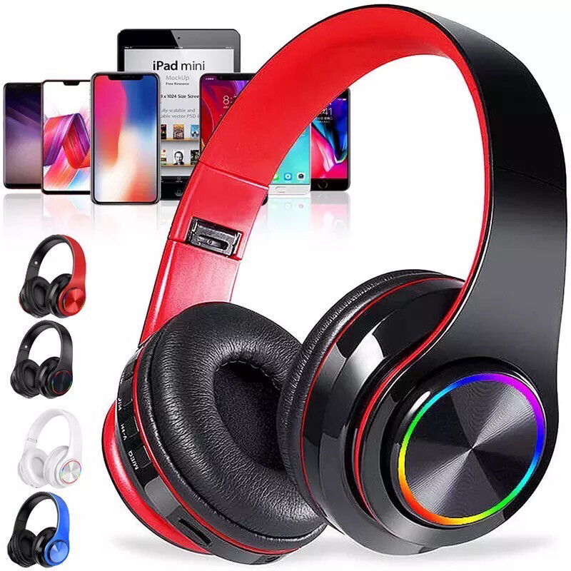 Music headphones, original and SD card holder with microphone