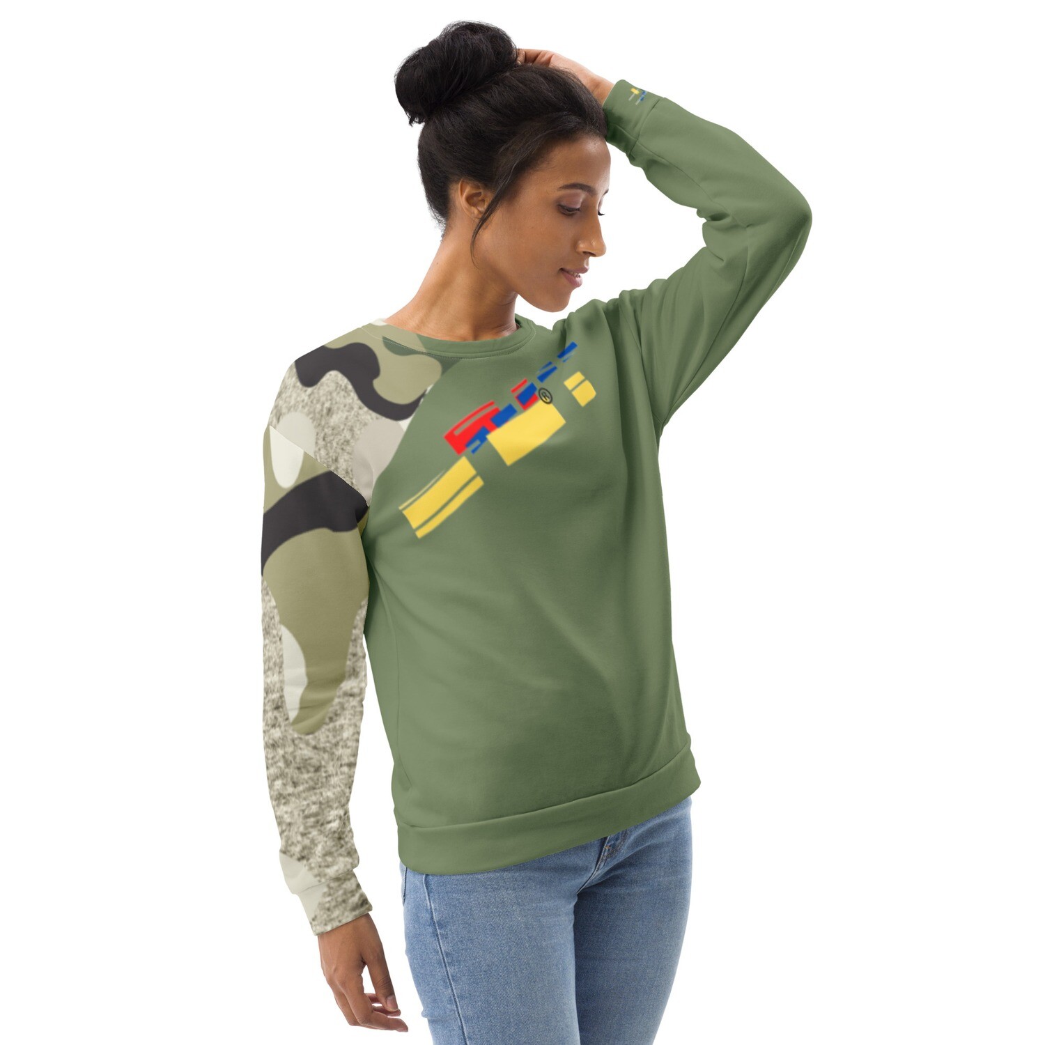 (Army) Camouflage Green VILLPCHO Unisex Long Sleeve