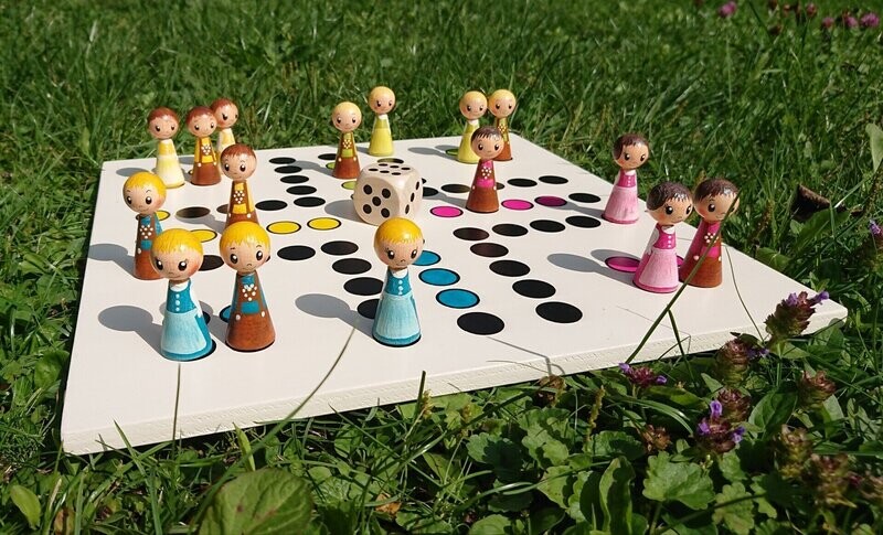 Brettspiel * Leit' ärgerts eich ned * Frühling * elfenbein