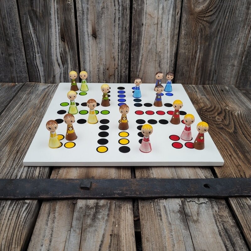 Brettspiel * Leit' ärgerts eich ned * Winter * elfenbein