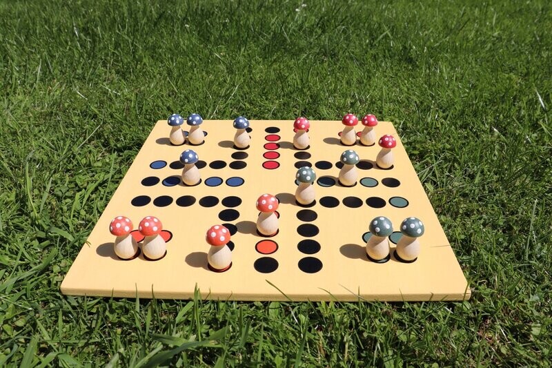 Brettspiel * Komm, GlücksPilze sammeln! * Herbst * neapelgelb