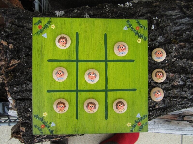 Brettspiel * TicTacToe * Oma & Opa *