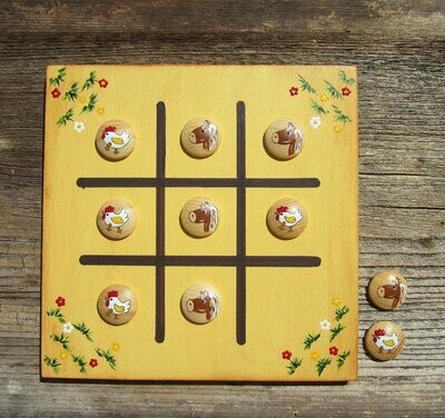 Brettspiel * TicTacToe * Henne & Polly Pony *