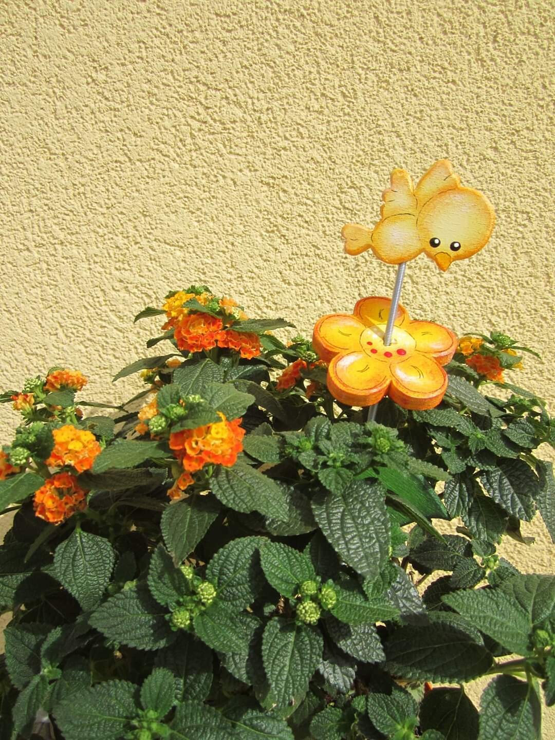 BlumenStecker * Kleines Blümchen & Vogerl