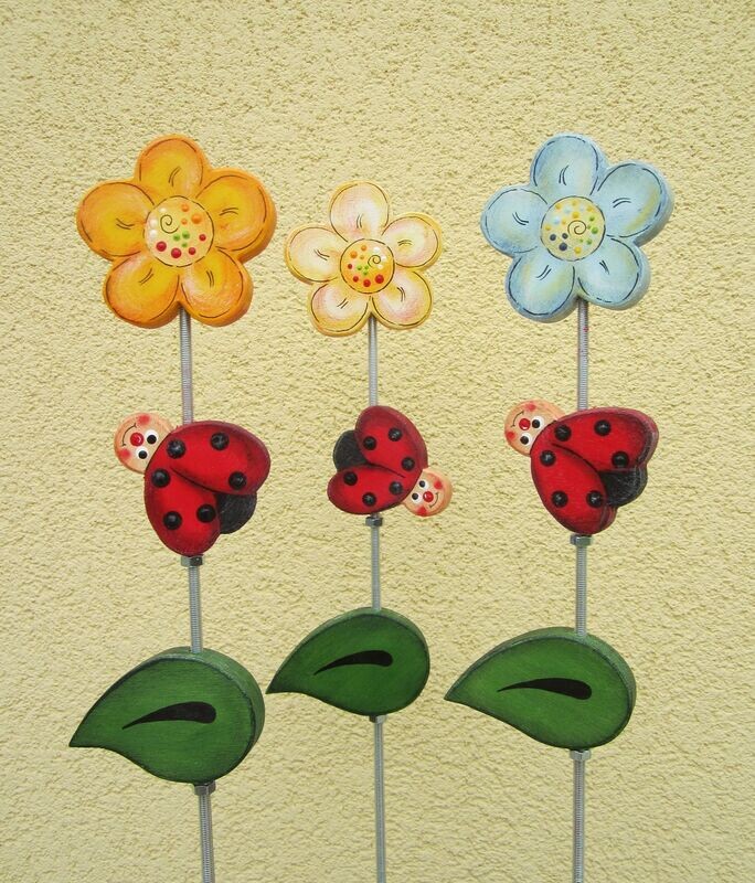 BlumenStecker * Kleines Blümchen & KrabbelKäferl