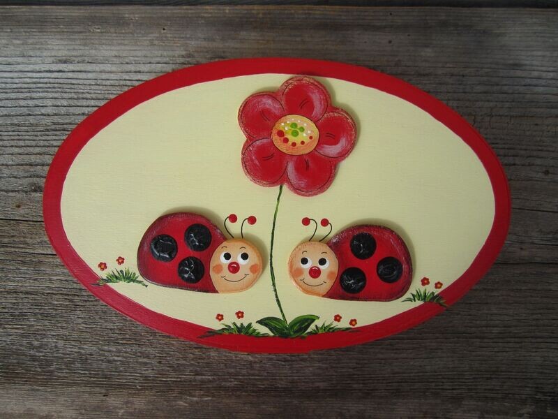 GeschenkDose * Käferl * oval * 26cm