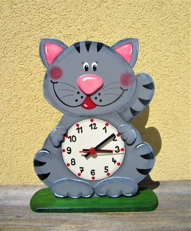 StandKinderUhr * Tigerchen