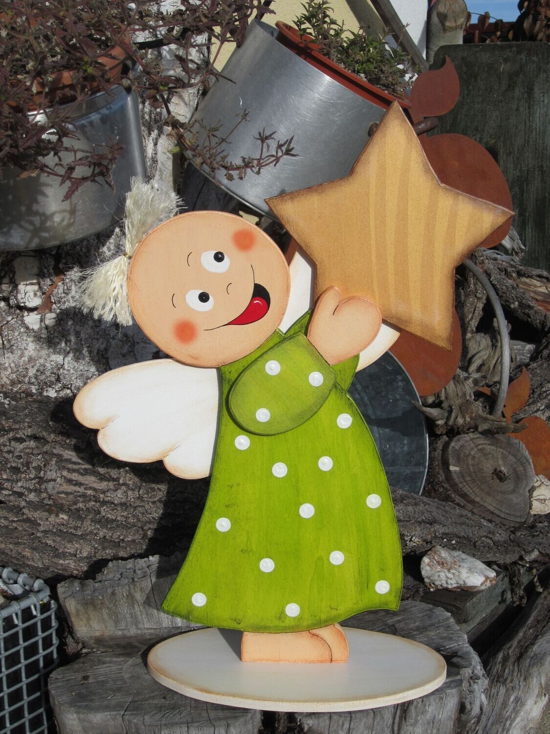 Lause*B*engerl mit Stern * 52cm