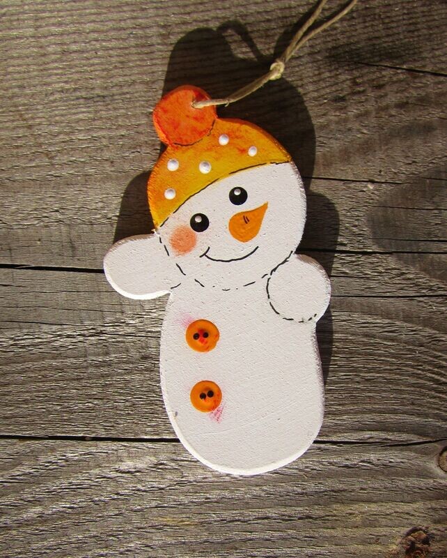 Anhänger * SchneeKerlchen * Da bin ICH!