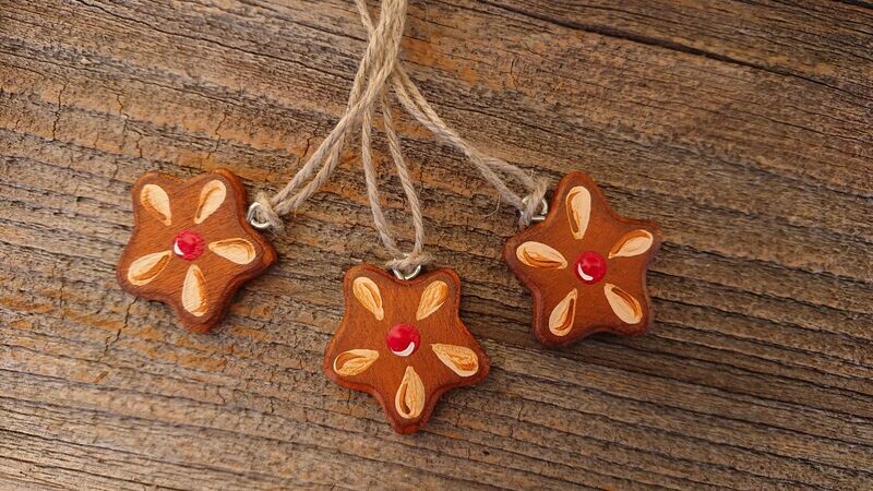 LebKuchen-AnHänger * Stern * 5cm