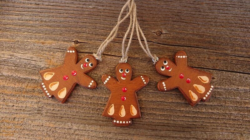 LebKuchen-AnHänger * LebKuchenFrau * 5cm