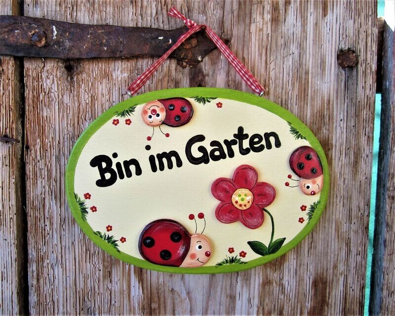 TürSchild * Käferl & Blümchen