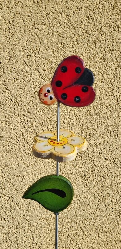 BlumenStecker * Kleines Blümchen mitte & Käferl