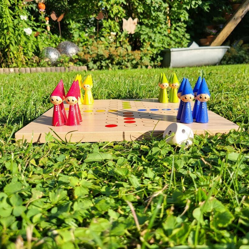 Brettspiel * Wichtel ärgerts eich ned * Winter * Buche * lasergraviert