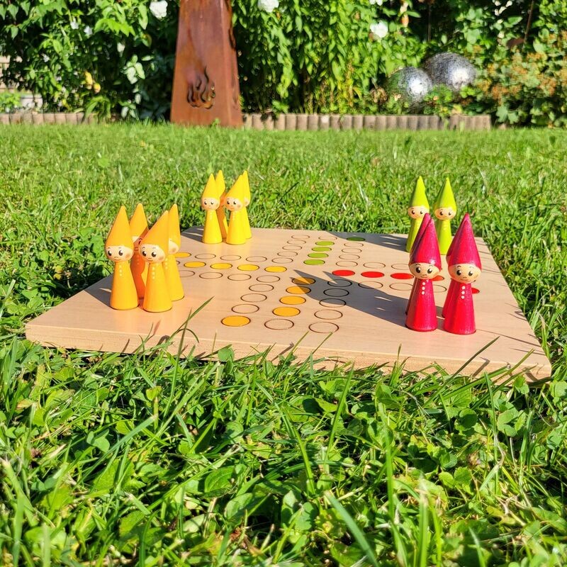 Brettspiel * Wichtel ärgerts eich ned * Sommer * Buche * lasergraviert