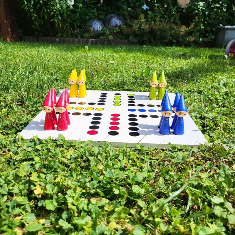 Brettspiel * Wichtel ärgerts eich ned * Winter * elfenbein