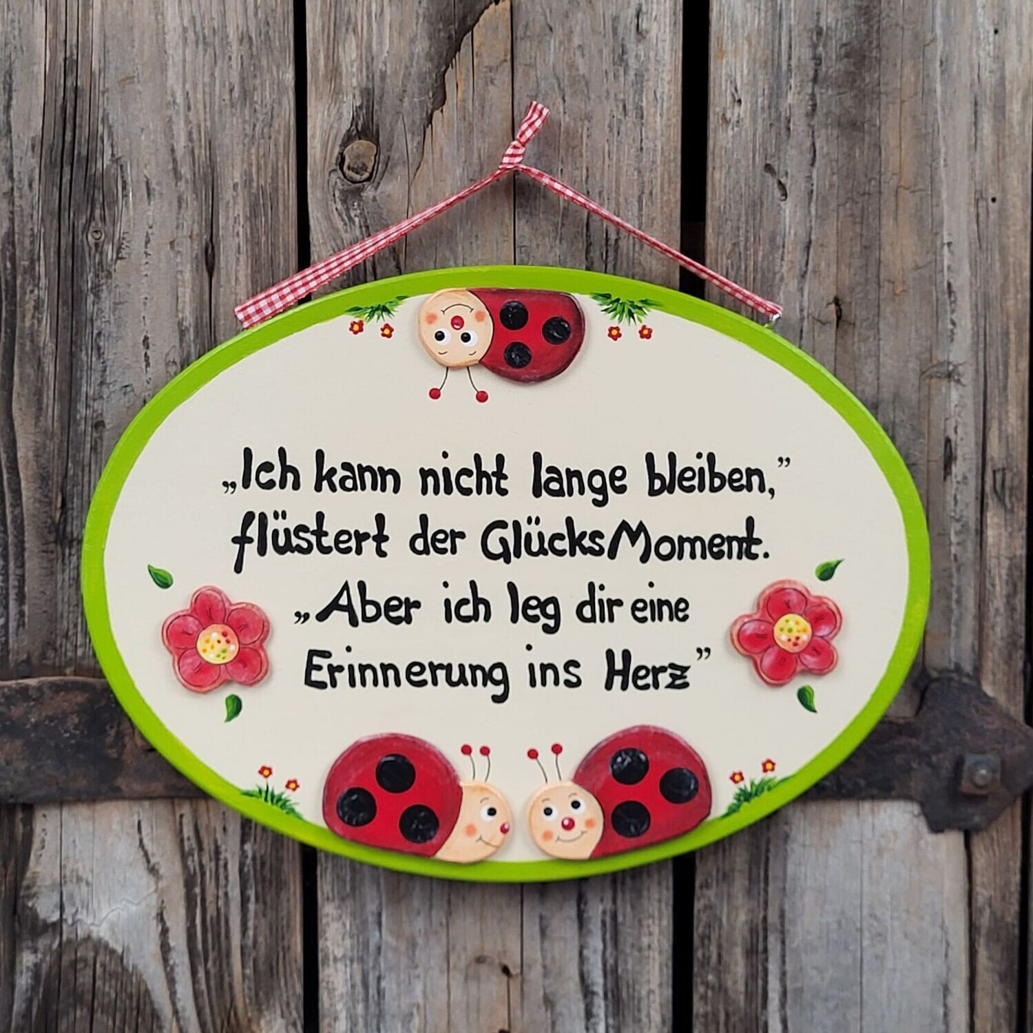 SpruchSchild * oval