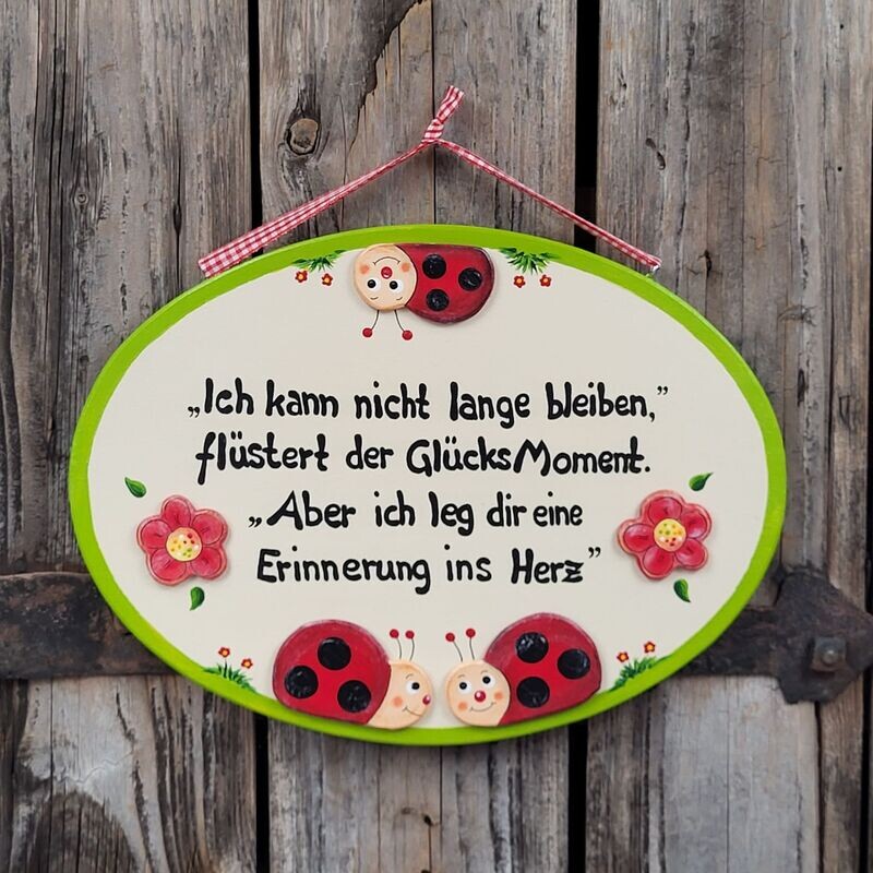 SpruchSchild * oval