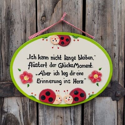 SpruchSchild * oval
