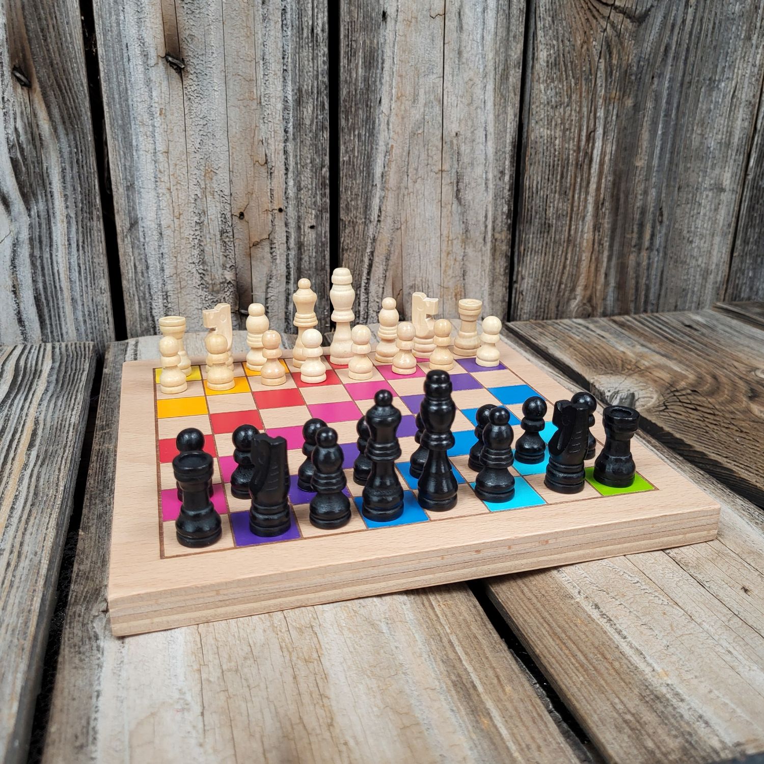 Mini*Brettspiel * RegenbogenSchach