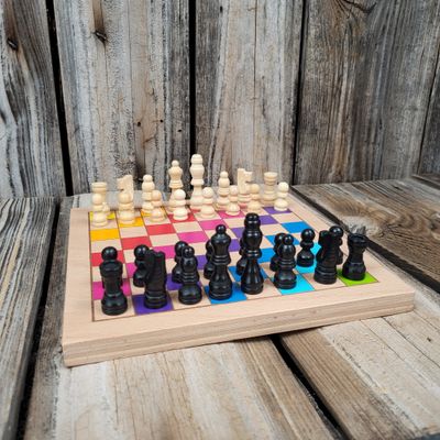 Mini*Brettspiel * RegenbogenSchach
