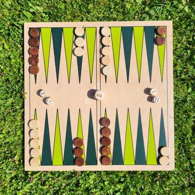 Maxi*Brettspiel * Backgammon * Buche